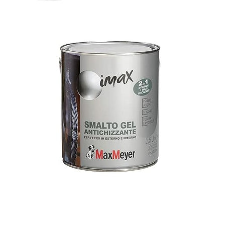MAXMEYER - IMAX SMALTO GEL DECORATIVO ANTICHIZZANTEGRIGIO GHISA LT 2,5