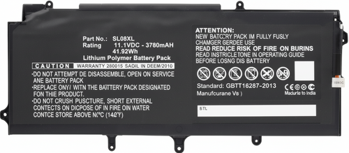 CoreParts - Laptop-Batterie - Lithium-Polymer - 3750 mAh - 41,6 Wh - Schwarz - fr HP EliteBook Folio 1040 G1, 1040 G2 (MBXHP-BA0157)