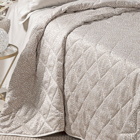 Copriletto Trapuntato Perleè ! Caleffi In Raso Jacquard Matrimoniale Dreaming - Lusso e Raffinatezza
