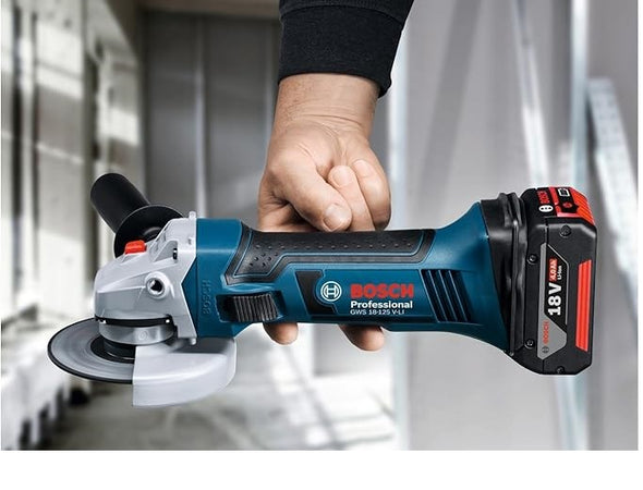 BOSCH - SMERIGLIATRICE ANGOLARE PROFESSIONAL GWS 18-125 V-LI 2 BATT