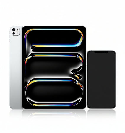 Apple 13" iPad Pro (M4): Ultra Retina XDR Display, 2TB, 12MP Landscape Front Camera/12MP Rear Camera, LiDAR Scanner, WiFi 6E, Face ID, All-Day Battery, Nano Texture Glass - Silver