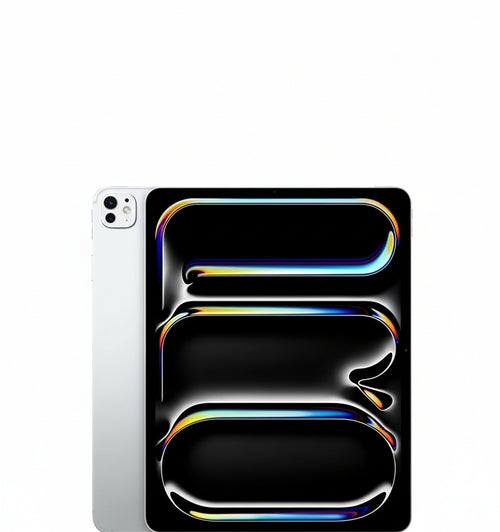 Apple 13 iPad Pro (M4): Ultra Retina XDR Display, 2TB, 12MP Landscape Front Camera/12MP Rear Camera, LiDAR Scanner, WiFi 6E, Face ID, Full Day Battery, Standard Glass - Silver