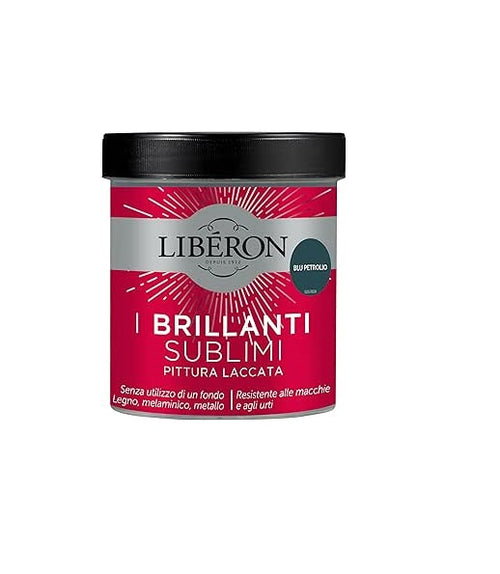 LIBERON - PITTURA LACCATA I BRILLANTI SUBLIMI BLU PETROLIO 500ML