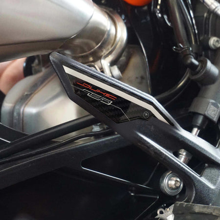 Adesivi resina Gel 3D battitacco moto compatibili con KTM 790 Duke 2018-2025