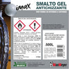 MAX MEYER - IMAX SMALTO DECORATIVO ANTICHIZZANTE 0,5 L GRIGIO GHISA GRANA GROSSA