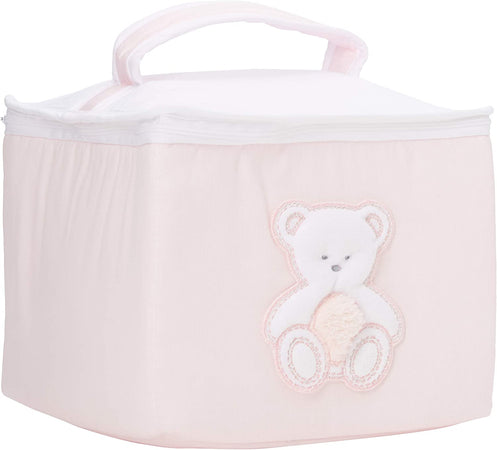 Beauty Case Tessile RETTANGOL.ARE Italbaby Peluche Rosa