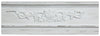 Biscottini Cornice camino in legno finitura bianca anticata 115x17x102 cm