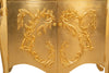 Biscottini Comò due Ante, finitura dorata, L123XPR50xH91 cm Elegante raffinato realizzato