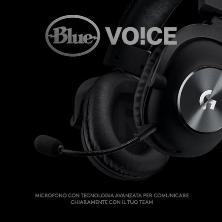Logitech G Pro X - Cuffia - circumaurale