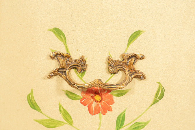 Biscottini Biscottini Comò 2 Ante 3 Cassetti Legno Decorazione Campestre 155x54x91