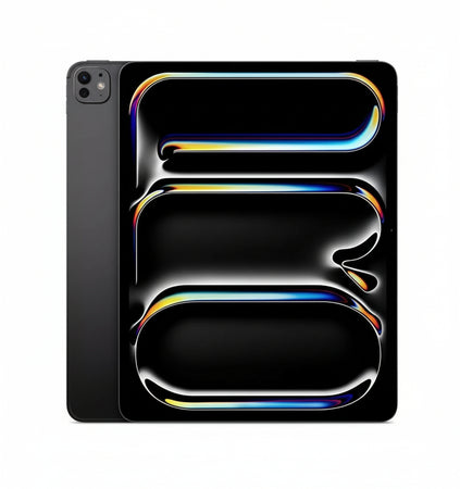 Apple 13" iPad Pro (M4): Ultra Retina XDR Display, 2TB, 12MP Landscape Front Camera/12MP Rear Camera, LiDAR Scanner, Wi-Fi 6E and 5G Cellular with eSIM, Face ID, Standard Glass - Space Black