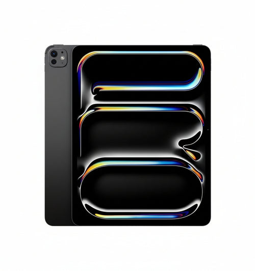 Apple 13 iPad Pro (M4): Ultra Retina XDR Display, 1TB, 12MP Landscape Front Camera/12MP Rear Camera, LiDAR Scanner, Wi-Fi 6E and 5G Cellular with eSIM, Face ID, Standard Glass - Space Black