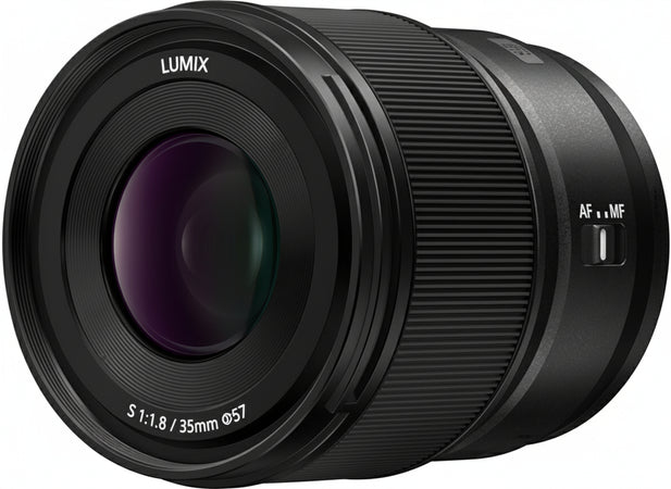 Panasonic LUMIX S Series Camera Lens, 35mm F1.8 L-Mount Interchangeable Lens for Mirrorless Full Frame Digital Cameras, S-S35, Black