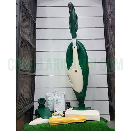 Aspirapolvere Vorwerk Folletto VK135 con Battitappeto EB350 Rigenerato