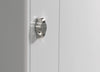 Armadio spogliatoio per raccolta biancheria in metallo cm. 40x50x180h