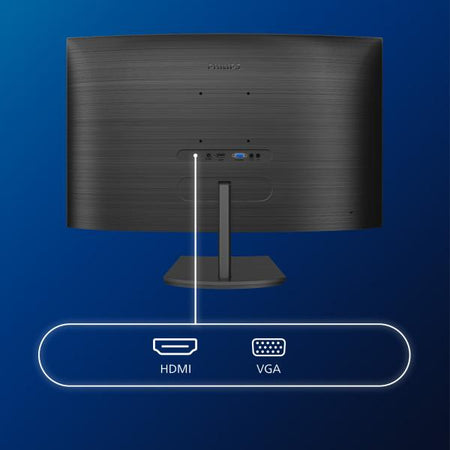 PHILIPS MONITOR CURVO 23,6 VA FHD 4MS 250CDM, VGA/HDMI MULTIMEDIALE
