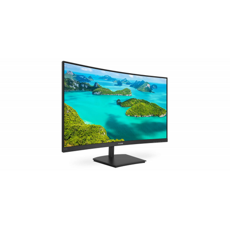 Monitor Philips E Line 271E1SCA Curvo - Display 27 pollici LED - Contrasto 3000:1 - 4ms - 1920x1080 Full-HD - VGA (D-Sub), Hdmi - Vesa - Altoparlanti incorporati - Nero