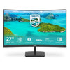 Monitor Philips E Line 271E1SCA Curvo - Display 27 pollici LED - Contrasto 3000:1 - 4ms - 1920x1080 Full-HD - VGA (D-Sub), Hdmi - Vesa - Altoparlanti incorporati - Nero