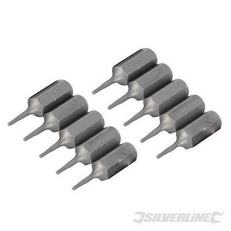 Punte in acciaio cromo vanadio con codolo esagonale 1/4 a taglio - PH - PZ - esagonale - T Silverline