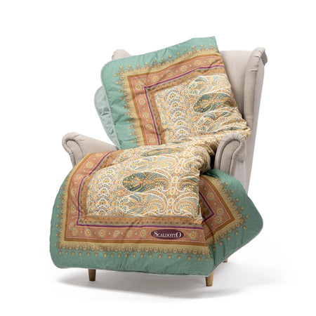 Scaldotto Kashmir ! Caleffi Plaid in Cotone Pettinato 130x170 Calore e Stile