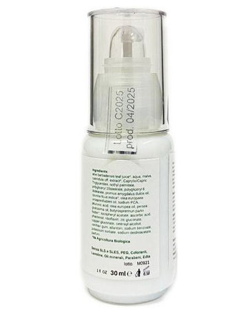 Siero viso occhi e labbra 30ml con Acido ialuronico, vitamina C, B2, B5, E anti age elasticizzante