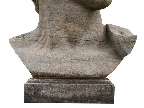 Biscottini Busto di David in Pietra, L43XPR35xH64 cm Elegante raffinato base Offerta