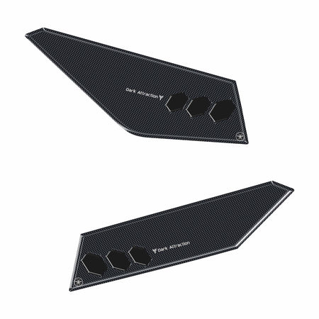 Adesivi 3D Protezioni Laterali Sottosella moto compatibili con Yamaha MT-07 2025