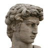 Biscottini Busto di David in Pietra, L43XPR35xH64 cm Elegante raffinato base Offerta
