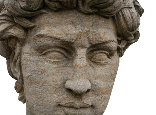 Biscottini Busto di David in Pietra, L43XPR35xH64 cm Elegante raffinato base Offerta