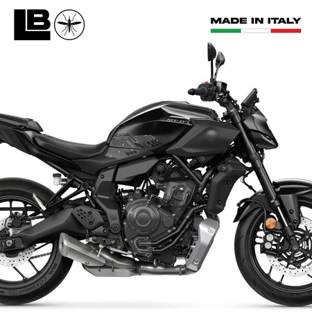 Adesivi 3D Protezioni Laterali serbatoio moto compatibili con Yamaha MT-07 2025