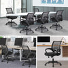 Sedia da ufficio ergonomica in tessuto traspirante con ruote Bruxelles per call center