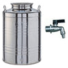 Contenitore in acciaio inox AISI 304 Made in Italy per olio d'oliva