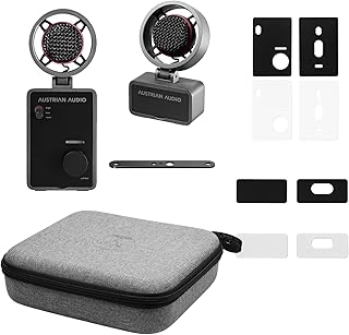 Austrian Audio MiCreator System Set for Music and Content Production, Recording Equipment (including MiCreator Studio Microphone, Satellite Microphone, 2 x Faceplates, MiniBar Stereo Rail, Case,