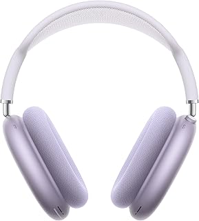 Apple AirPods Max Wireless Headphones, Active Noise Cancelling at Pro Level, Transparency Mode, Personalized 3D Audio, USB-C Charging Case, Purple