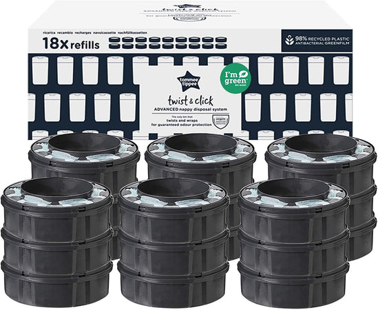 Ricarica per Twist&Click Pack Green 18Pz Tomme Tippee