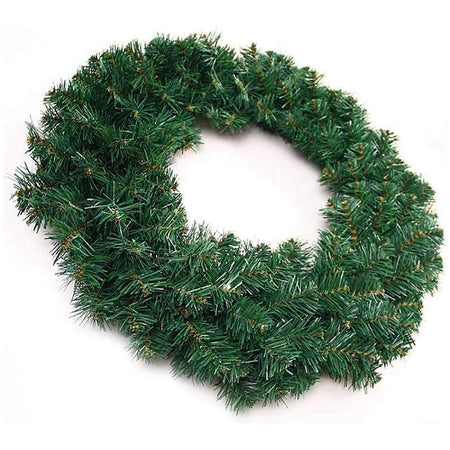 Ghirlanda tonda di natale con luci LED decorazione natalizia per dietro porta