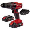 Avvitatore a percussione a batteria con tre funzioni mandrino autoserrante luce a led TC-CD 18-2 Li-i