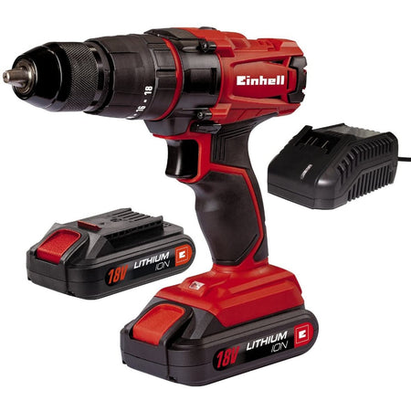 Avvitatore a percussione a batteria con tre funzioni mandrino autoserrante luce a led TC-CD 18-2 Li-i