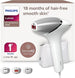Philips Lumea IPL 8000 Series Hair Removal Device with SenseIQ Technology - Alternative to Laser Hair Removal - 3 Attachments for Body, Face & Precision Areas (BRI946/00)