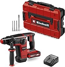 Einhell Professional Cordless Hammer Drill TP-HD 18/28 Li BL +4 (1x 3.0 Ah+) Power X-Change (18 V, Brushless, 3 J, SDS-plus, 4 Functions, Accessories, Includes 3.0 Ah Plus Battery + Charger)