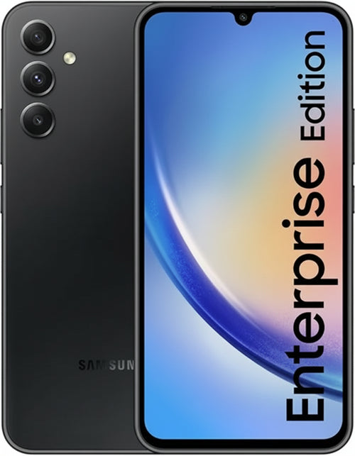Samsung Galaxy A34 5G Enterprise Edition, 6.6 Inch Android Smartphone, 128 GB, 5000 mAh Battery, Business Mobile Phone, Smartphone without Contract, Awesome Graphite
