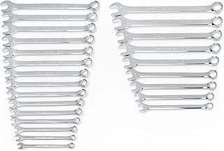 GearWrench 81900 24 Piece Combination Wrench Set SAE and Metric