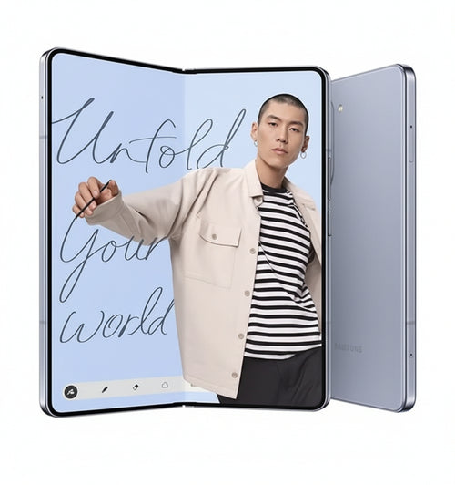 Samsung F946B/DS Galaxy Z Fold 5 5G, Dual, 256GB 12GB Ram, Ice Blue