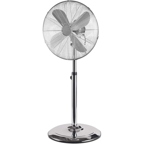 Ventilatore a piantana Cromo 3 velocità, pala da Ø 40 cm h 130 cm