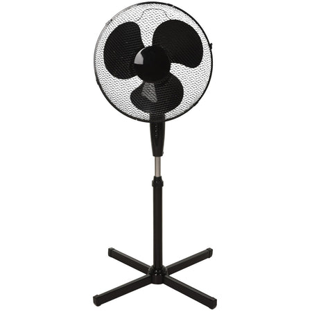 Ventilatore a piantana 3 velocità, pala da Ø 40 cm altezza regolabile h 125 cm