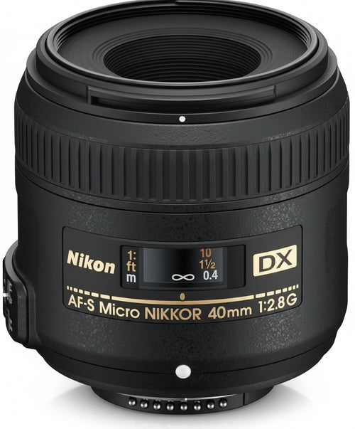 Nikon AF-S DX Micro Nikkor 40 mm f/2.8G Obiettivo, Nero [Versione EU]