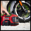 Compressore ibrido con batteria o con cavo di corrente con pompa ad alta e bassa pressione