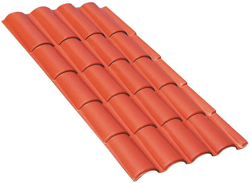Lastra di copertura termoplastiche life 85 x 175 cm colorazione rosso Mattone