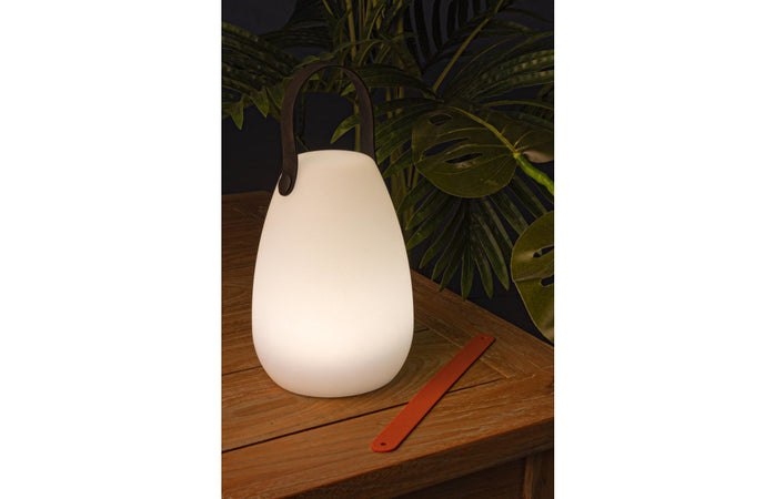 Lampada a led party cil in silicone per uso interno ed esterno Ø 12 a - h 20 cm