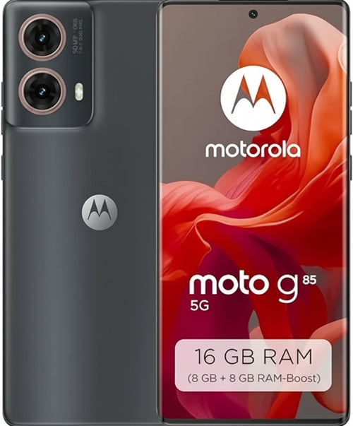 Motorola Moto g85 5G Smartphone (6.67 FHD+ Display, 50MP Camera, 8/256GB, 5000mAh, Android 14) Urban Grey + Protective Cover [Amazon Exclusive]